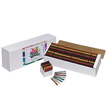 Color Splash® Crayons Plus Pack, 768/Box