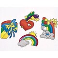 S&S® 3 x 4 Hearts/Rainbows and Butterflies Sun Catcher