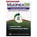 Mucinex® DM Max Strength Expectorant and Cough Suppressant Tablets; 12 Hour Relief, 14/Pack