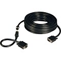 Tripp Lite 100 HD-15 Male SVGA/VGA Easy Pull All-in-One Monitor Cable With Connectors; Black