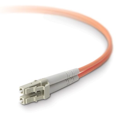 Belkin™ 49 50/125 Fiber Optic LC/LC Duplex Patch Cable; Orange