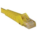 Tripp Lite 20 Cat6 RJ45/RJ45 Snagless Molded Patch Cable; Yellow