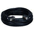 QVS® 200 High Performance Ultra Thin HD-15 Male VGA Cable; Black