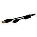 Comprehensive® Standard Series 10 USB 2.0 A to Micro B Male USB Cable; Black