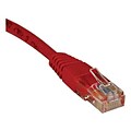 Tripp Lite 1 Cate5e RJ45/RJ45 Molded Cable; Red