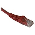 Tripp Lite 3 Cat5e RJ45/RJ45 Snagless Molded Cable; Red