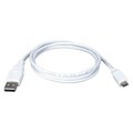 QVS® 1.6 USB Synchronize and Charging Cable; White