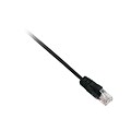 V7® 5 Cat5e RJ45 Snagless 350 MHz Molded Networking Patch Cable; Black