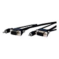 Comprehensive® 15 Pro AV/IT Series HD-15 Male Micro VGA Cable With Audio; Black