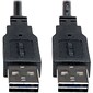 Tripp Lite Universal Reversible 6' USB 2.0 A/A Male USB Cable; Black