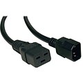 Tripp Lite 6 IEC 320 C19 to IEC 320 C14 Interconnect Power Cord; Black