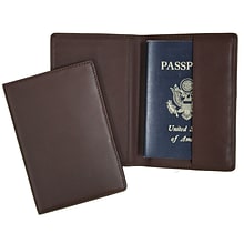 Royce Leather Passport Holder, Coco