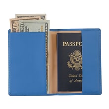 Royce Leather Passport Holder, Royce Blue