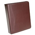 Royce Leather Ring Binder, Burgundy (300-BURG-8)