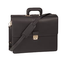 Royce Leather Legal Briefcase Black
