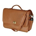Royce Leather Executive Briefcase, Tan