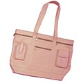 Royce Leather Art Nappa Leather Business Tote Carnation Pink 652-Cp-7