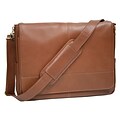 Royce Leather Laptop Messenger Bag, Tan