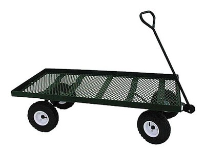 Farm Tuff  24" x 48" Metal Deck Garden Cart (EFRW-G)