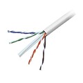 Belkin™ 1000 Cat6 Bulk Duplex Patch Cable; White
