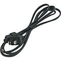 STEREN® 6 Standard Power Cord; Black