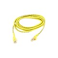 Belkin™ 35 Cat5e RJ45/RJ45 Duplex Patch Cable; Yellow