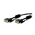 Comprehensive® 25 Standard Series HD-15 Male VGA Cable With Audio; Black