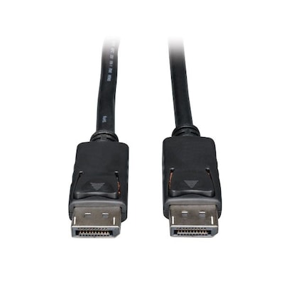 Tripp Lite 3 DisplayPort Male Monitor Cable; Black