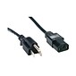 Comprehensive® 10' NEMA 5-15P to IEC 60320-C13 Standard PC Power Cord; Black