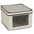 Household Essentials Medium Vision Storage Box, Natural/Brown (512)