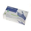 Medline SensiCare Ice Powder-Free Blue Nitrile Exam Gloves, Large, 2500/Carton (MDS6803)