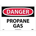 Danger Labels; Propane Gas, 10X14, Adhesive Vinyl
