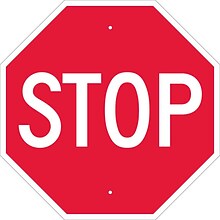National Marker Reflective Stop Regulatory Traffic Sign, 24 x 24, Aluminum (TM13H)