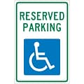 Parking Signs; Reserved Parking, 18X12, .040 Aluminum