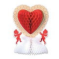 Beistle 11 Valentine Centerpiece; Red/White, 3/Pack