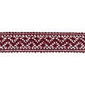 Crocheted Thread Ribbon, Burgundy