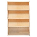 Wood Designs™ Contender™ 46 3/4(H) Fully Assembled Plywood Bookshelf, Brich