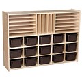 Wood Designs™ Contender™ Multi-Storage With 15 Chocolate Trays, Birch