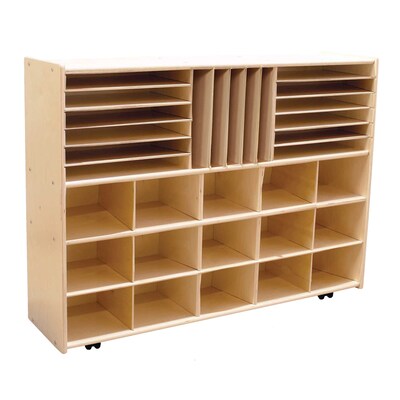 Wood Designs™ Contender™ Fully Assembled Multi-Storage With Casters, Baltic Birch