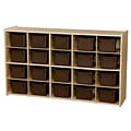 Wood Designs™ Contender™ Fully Assembled 20 Tray Storage With Chocolate Trays, Baltic Birch