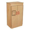 Wood Designs™ Dramatic Play Plywood Refrigerator, Brich