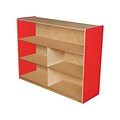 Wood Designs™ Storage 36H Versatile Shelf Storage, Strawberry Red