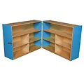 Wood Designs™ Storage 36H Folding Versatile Storage, Blueberry