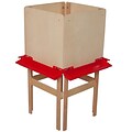 Wood Designs™ Art 4 Side Easel With Plywood, Birch