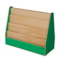 Wood Designs™ Literacy 29 1/2(H) Plywood Double-Sided Book Display, Green Apple