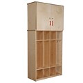 Wood Designs™ Coat Locker Vertical Storage Cabinet, Birch