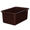 Wood Designs™ Plastic Cubby Tray, Brown