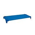 Wood Designs™ Single Assembled Absolute Best Space Saving Cot, Solid Blue