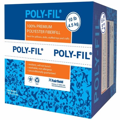 Fairfield AC960 White Poly-Fil Premium Polyester Fiber (AC960)