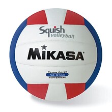 Mikasa® Squish Series Volleyball, Red/White/Blue